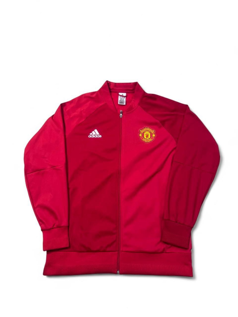 Adidas Manchester United 2016/2017 anthem full zip track jacket red XL mens